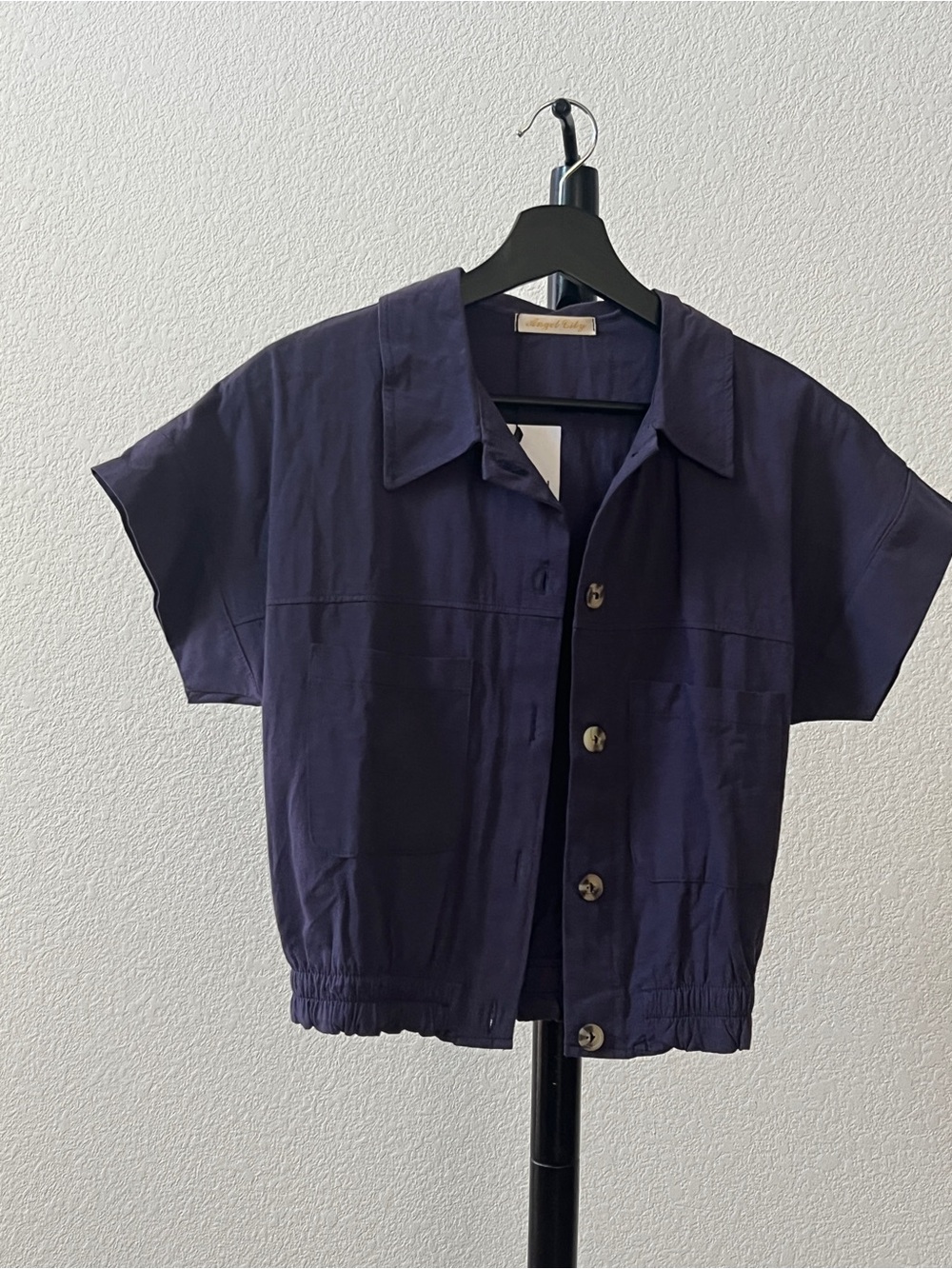 Utilitarian Minimalism Streetwear cinch-waist Dolman-sleeve Shirt
Jacket Shacket